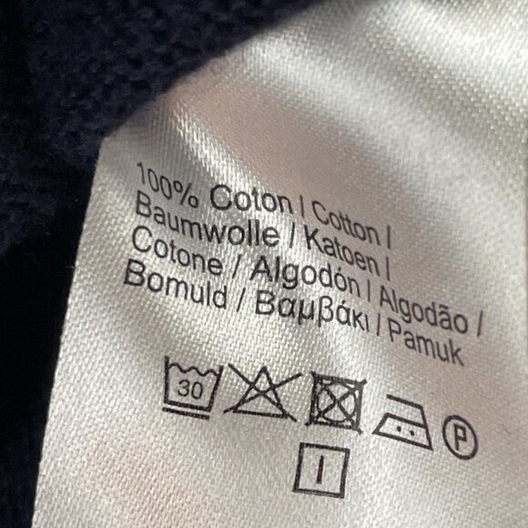 Lacoste Sweater Men’s L Navy V-Neck Classic Fit Cotton Timeless Knitwear Logo - Picture 5 of 8